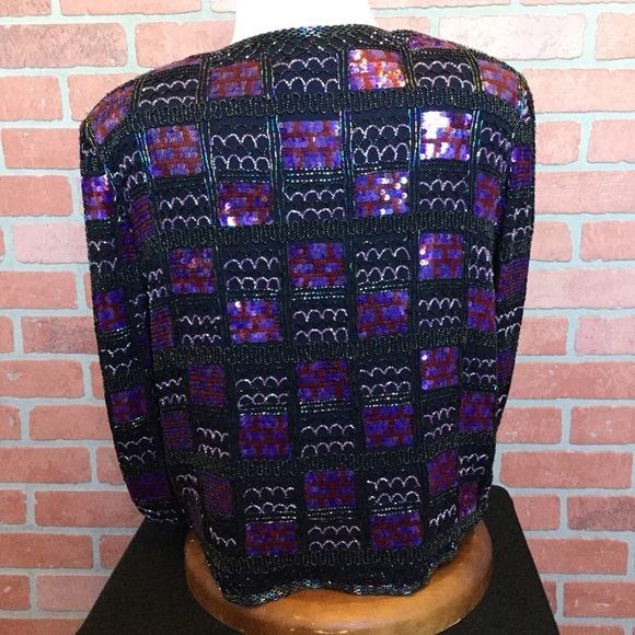 Adrianna Papell womens silk formal dress jacket - Picture 4 of 8